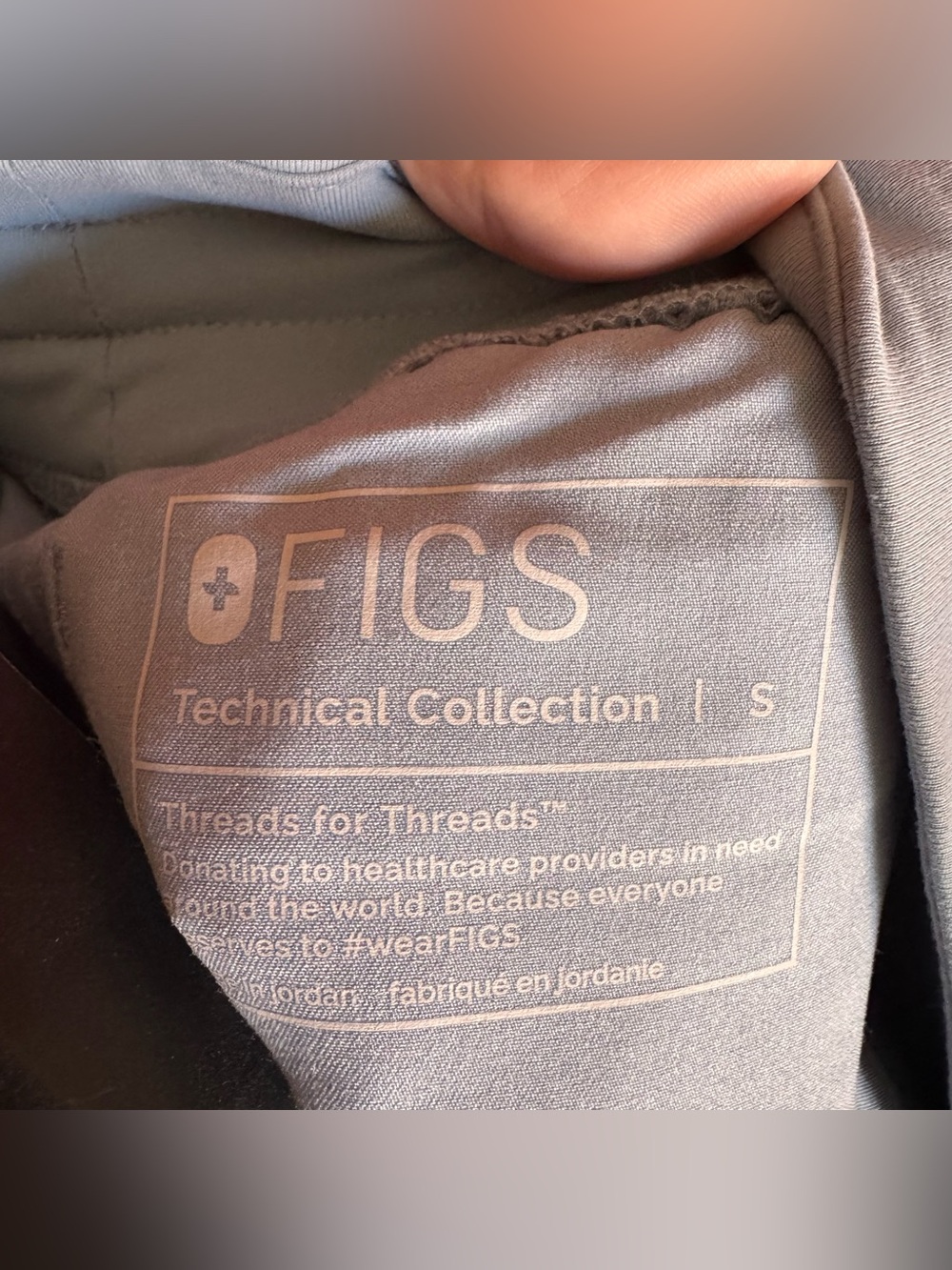#525 NWT- FIGS High-Waisted Yola Scrub Pants Size Small Regular - Picture 11 of 11